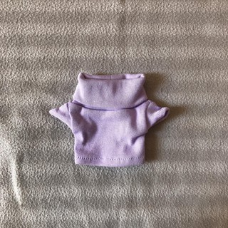 [SALE OFF 50%] Outfit tím cho doll 20cm (áo khoác kéo khóa, hoodie, áo cổ lọ, áo thun)