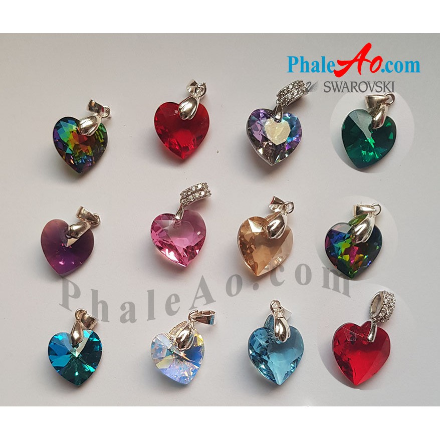 Swarovski pendant - Mặt dây chuyền pha lê cao cấp tùy chọn, PhaleAo, trang sức NVJ