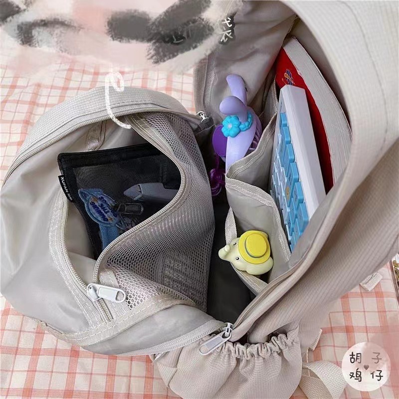 Ba Lô Đi Học Cỡ Lớn Hình Gấu Dễ Thương Phong Cách Nhật Hàn Cho Nữ