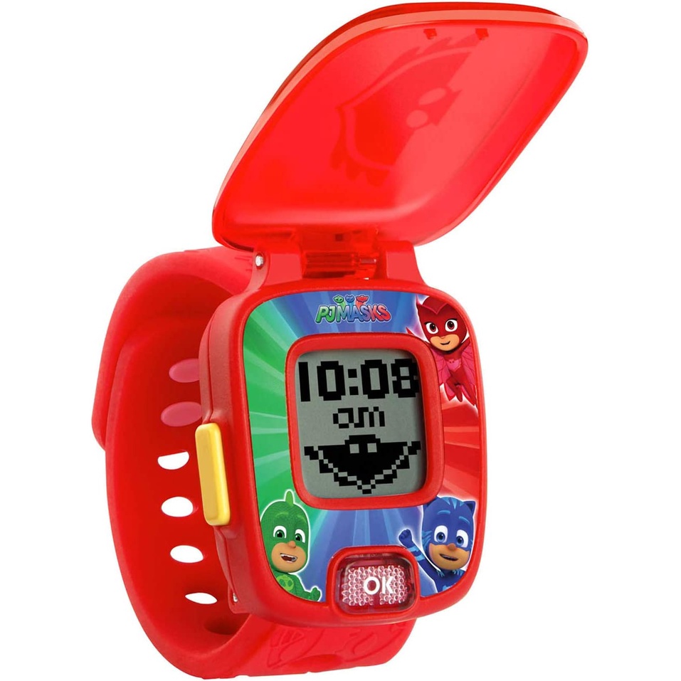 Đồng hồ VTech PJ Masks Super Owlette Learning Watch dành cho bé vừa xem giờ vừa học tập (màu đỏ)
