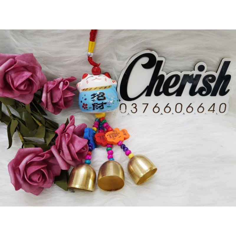Chuông Gió Mèo Thần Tài Đem Lại Tài Lộc Và May Mắn, 6 màu theo mệnh | BigBuy360 - bigbuy360.vn