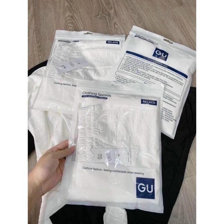 [Hàng Siêu Hot] Quần ống rộng suông đũi GU bán chun_Quần ống rộng đũi siêu Hot phù hợp mọi lứa tuổi | BigBuy360 - bigbuy360.vn