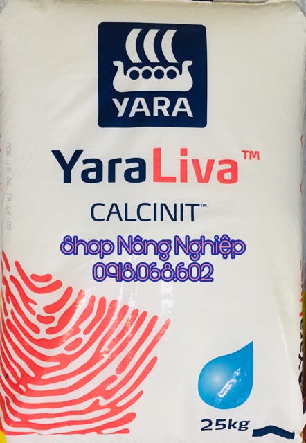 Phân bón hoà tan Yara Liva Calcinit 100gr,500gr