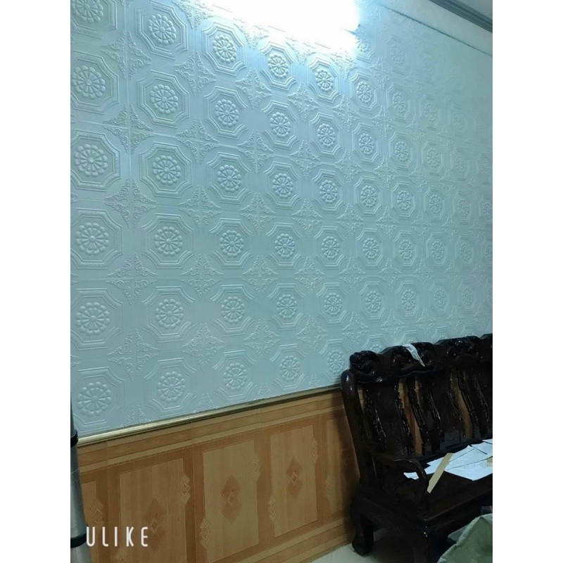 Xốp dán tường 3D hoa thị kt 70*70cm 5mm | BigBuy360 - bigbuy360.vn