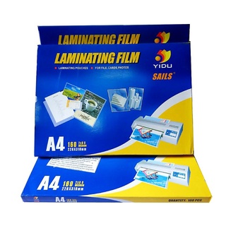 Màng Ép Nhựa Plastic Khổ A4 [ 220 * 310mm ] Hiệu Yidu [ 100 Tờ / Xấp ]