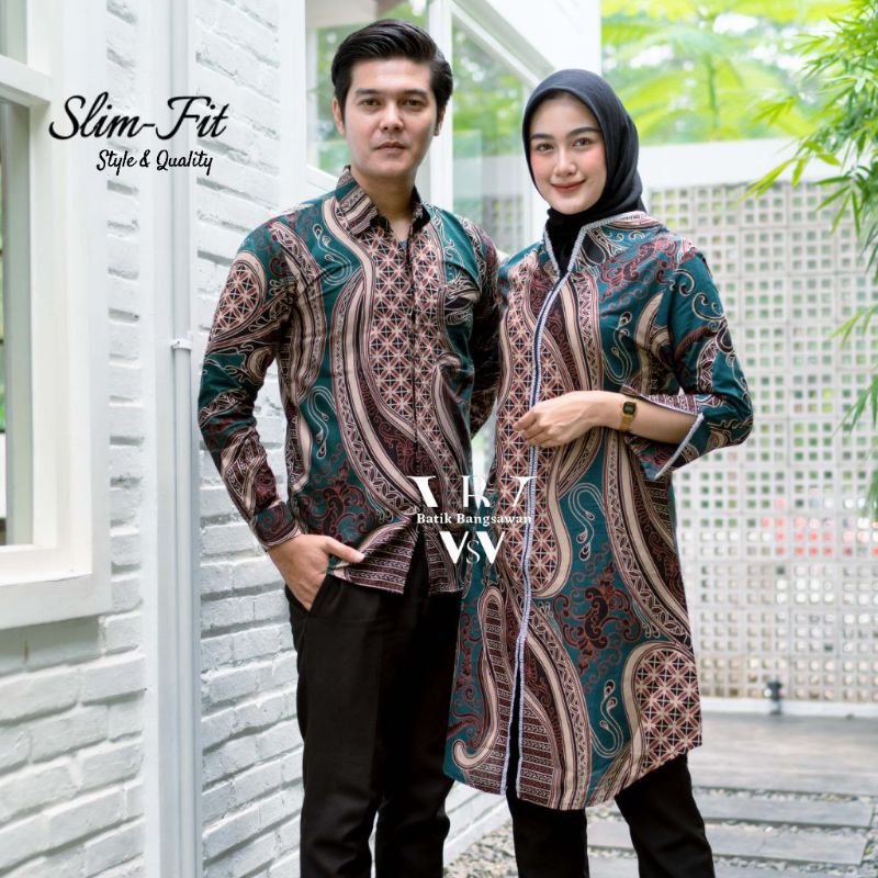 Cặp Đôi Mới Batik | Vài Đôi Hiện Đại Batik | Áo Đôi Batik | Áo Dài Cặp Đôi Batik | Đôi Dài Cặp Đôi Batik Dài M L XL XXL JUMBO Emhabatik