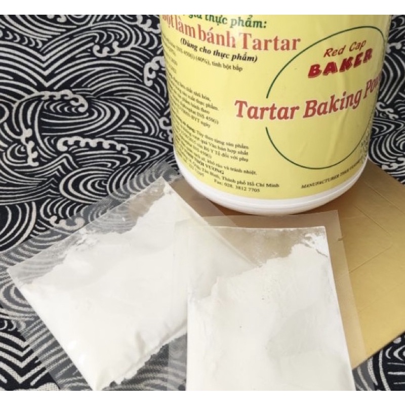 Bột Tartar 50g / Cream of tartar 50g / Bột bông lòng trắng trứng