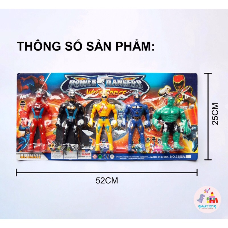 Đồ chơi vỉ siêu nhân, siêu anh hùng cho bé