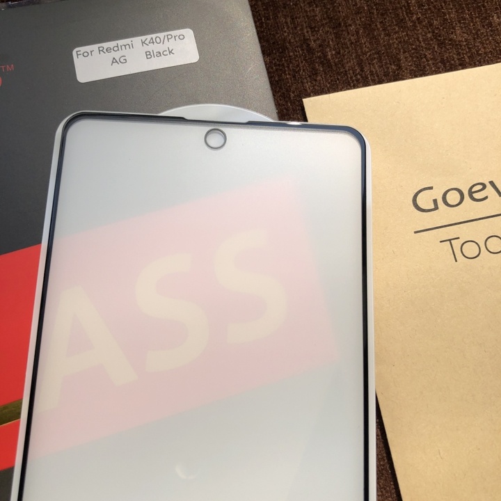 Cường lực full cho Redmi K40 - K40 Pro - K40 Gaming - Poco F3 - Black Shark 5 nhám hãng Goevno
