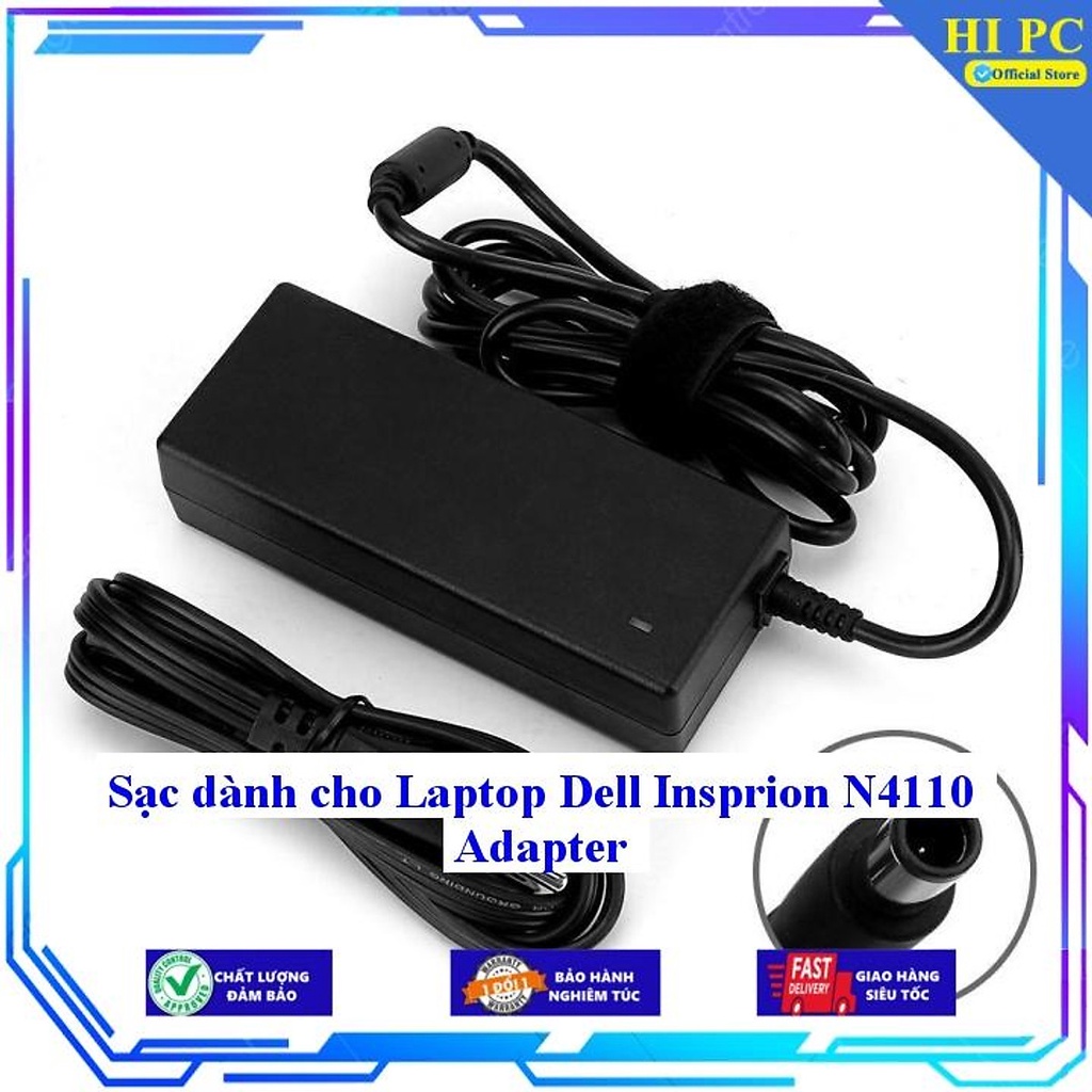 Sạc dành cho Laptop Dell Insprion N4110 Adapter - Hàng Nhập khẩu