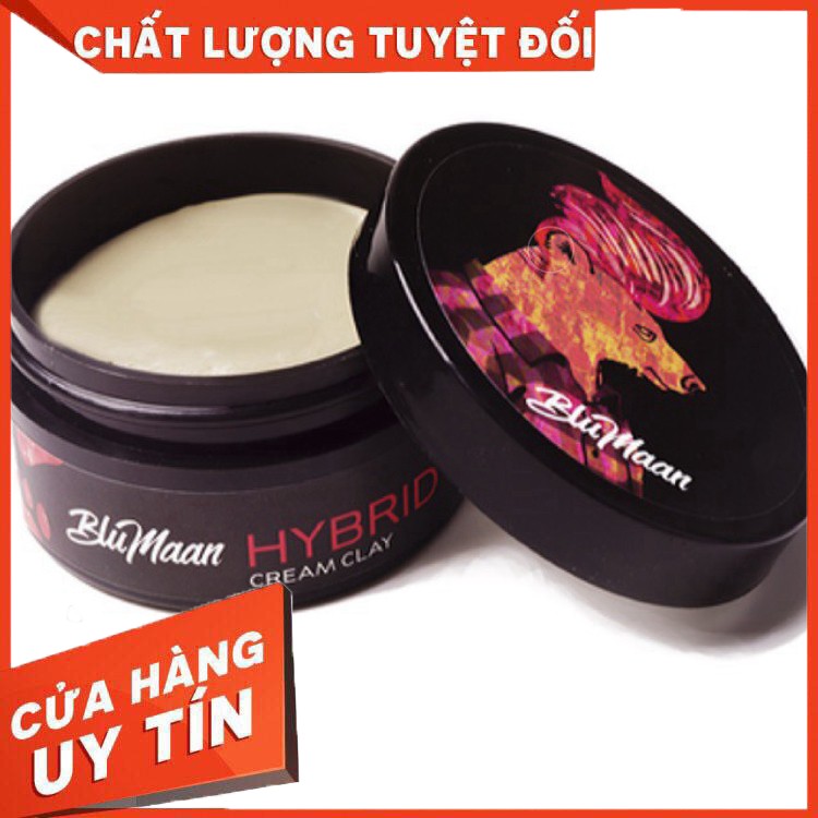 [ CHÍNH HÃNG ] Sáp Vuốt Tóc blumaan hybrid cream clay 70g ( Cho tóc mõng và nhẹ )