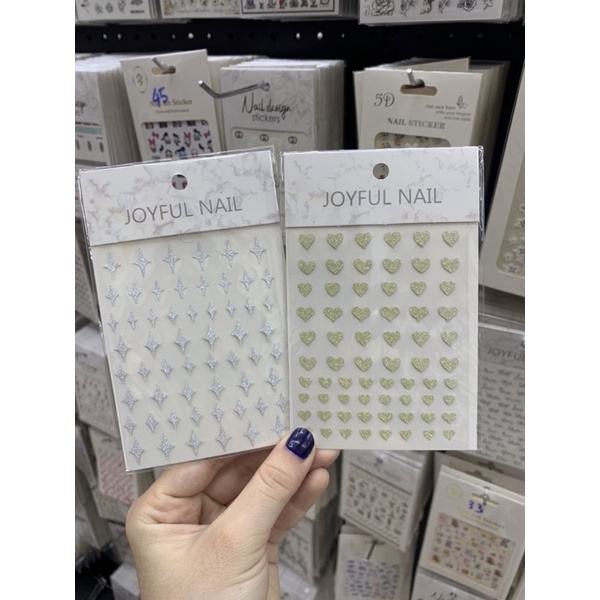 Sticker dán móng óng ánh siêu lấp lánh ⭐️