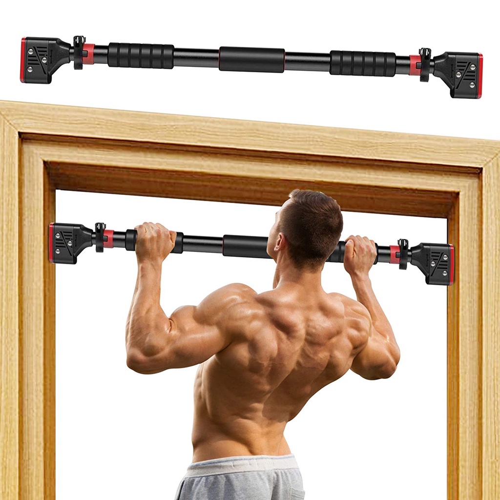 Xà đơn treo tường gắn cửa cao cấp chống xoay tập gym 60-150cm, tập thể dục thể thao tại nhà giảm cân hiệu qả, bụng 6 múi