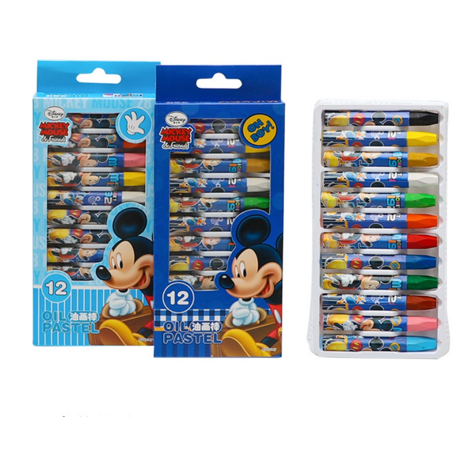 BỘ 12 BÚT SÁP MÀU CHO BÉ