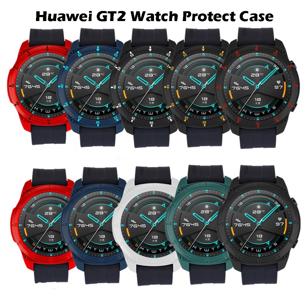 Ốp bảo vệ cạnh viền cho đồng hồ thông minh Huawei Watch GT2 46mm chất lượng cao