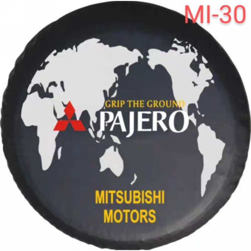Bao lốp dự phòng vải dù hiệu Mitsubishi phù hợp cho Pajero V31 V32 MI-1 MI-2 MI-3 MI-4 MI-7 MI-8 MI-15 MI-20 MI-21 MI-30