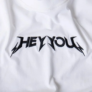 Áo thun Heyyou Metal White Tee