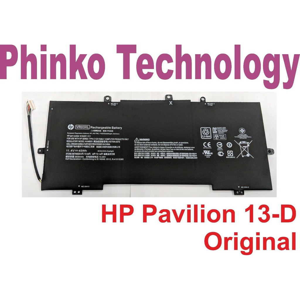 Pin Laptop HP Envy 13-D 13-d000 VR03XL 13-d131TU 13-D000 816497-1C1