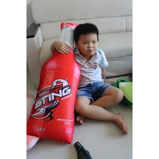 Gối ôm 3D Chai Sting Dâu 90cm