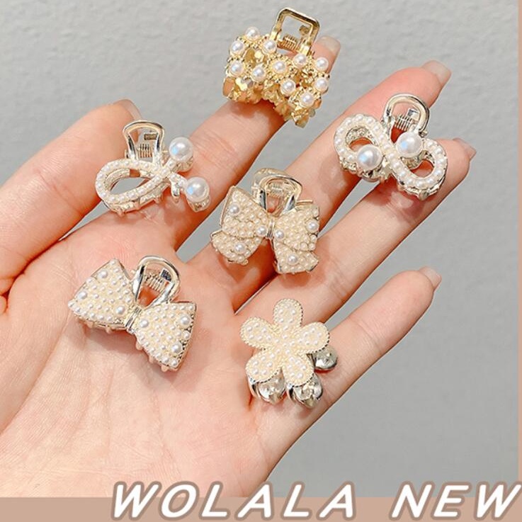 Kẹp Tóc Đính Ngọc Trai Nhân Tạo Phong Cách Thời Trang Hàn Quốc