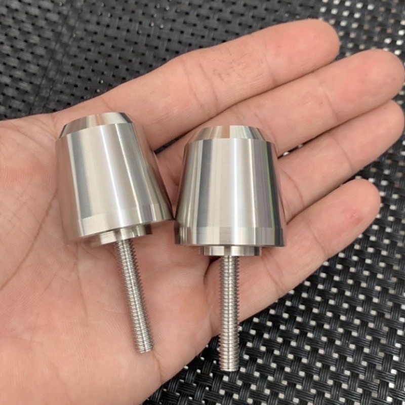 Gù Tay Lái inox 304 Đặc Gắn Mọi Dòng Xe Nặng 350g [Giá 1Cặp]