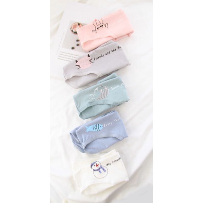 [CHE TÊN 100%] Quần Chíp Người Tuyết LA22 Quần Lót Nữ Cute Chất Cotton Quảng Châu Cao Cấp Xịn Đẹp La.an Store | BigBuy360 - bigbuy360.vn