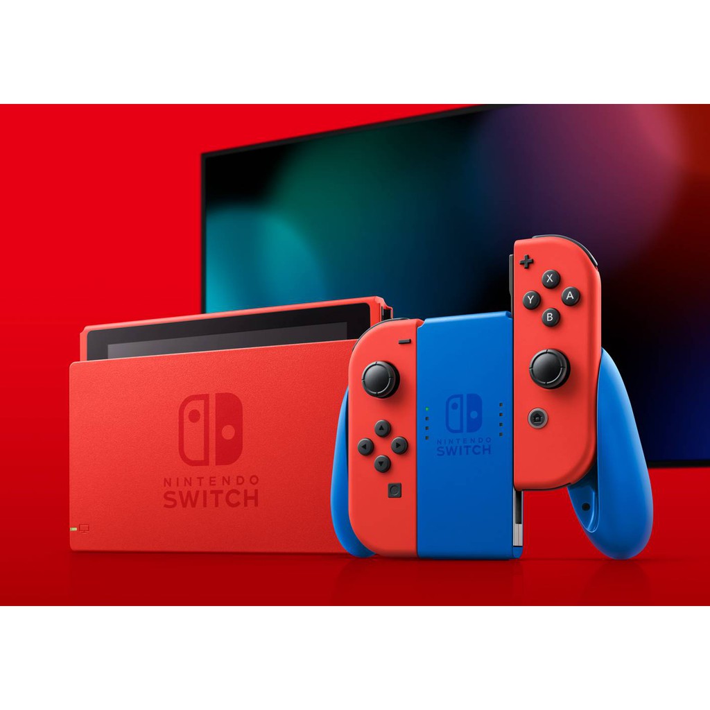 [Mã ELHAMS5 giảm 6% đơn 300K] Máy Nintendo Switch V2 Mario Limited Edition - Bảo hành 12 tháng