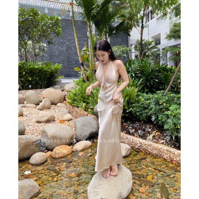 Đầm Lụa Con Sò