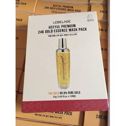 Mặt Nạ Tinh Chất Vàng LEBELAGE Heeyul Premium 24k Gold Essence Mask Pack