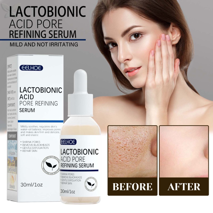 Tinh Chất Axit Hyaluronic Lactobionic Giúp Dưỡng Ẩm Và Se Khít Lỗ Chân Lông Cao Cấp