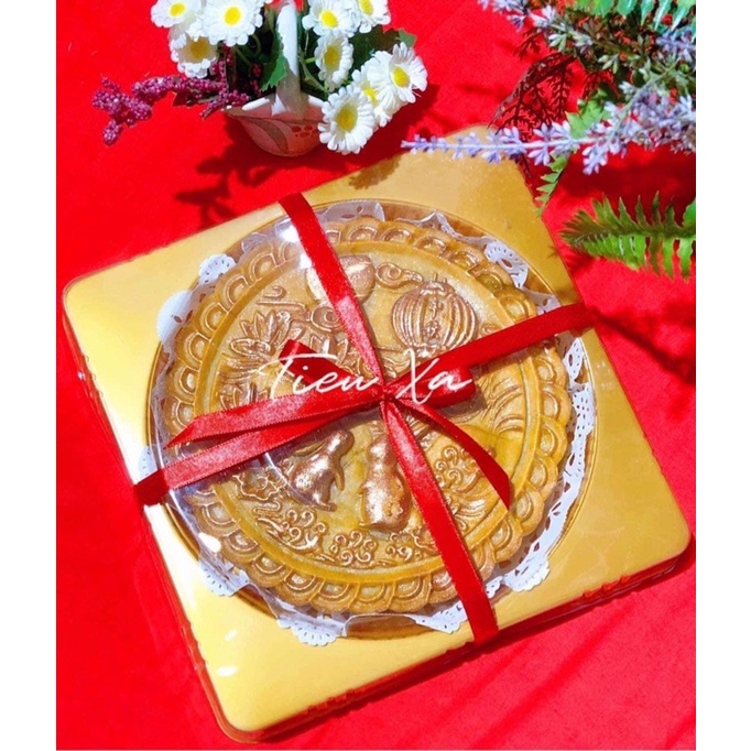 Sét 10 hộp vàng đựng bánh trung thu đại