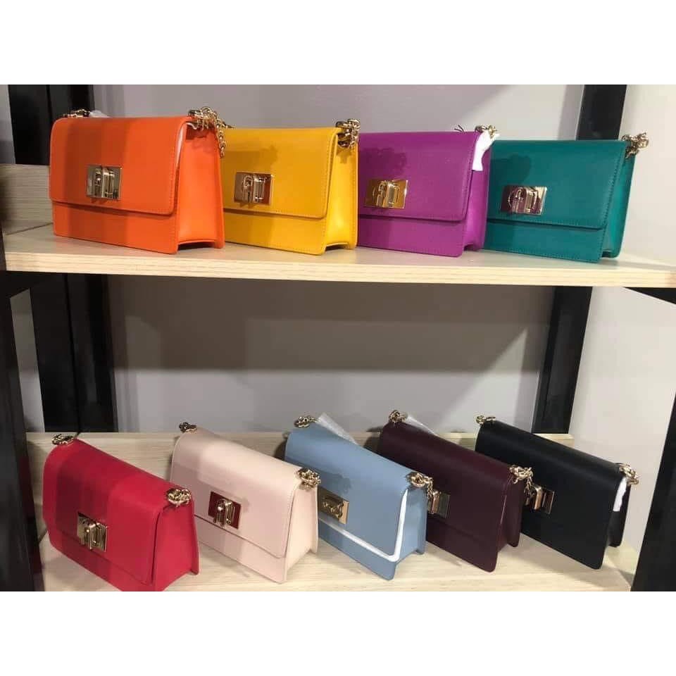 Túi Furla 1927 mini Crossbody. Hàng da bò thật 100%. Size 20 fullbox