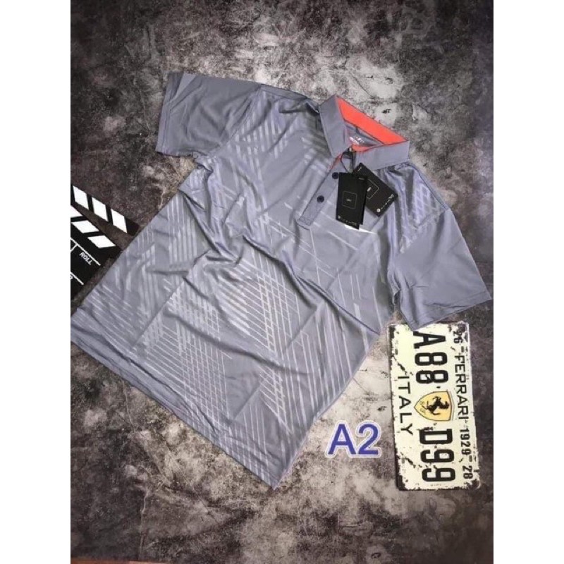 Áo thun nam có cổ thun lạnh thể thao co giãn 4 chiều