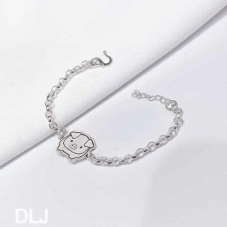 Lắc tay con giáp bạc cho bé