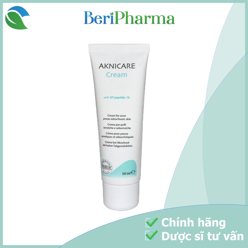 ✅ Aknicare Kem Giảm Mụn, Kiểm Soát Nhờn Cream 50ml