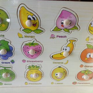 Combo 3 bảng gỗ núm cho bé