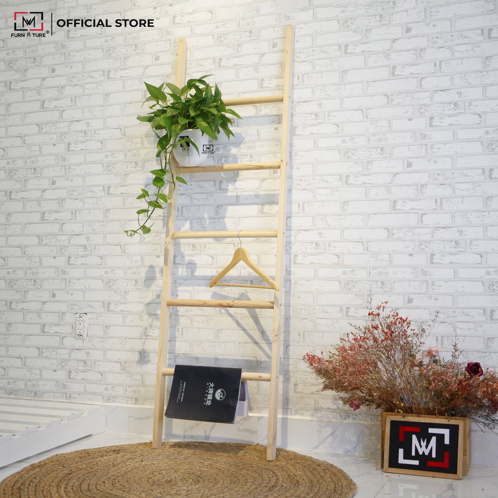 Thang trang trí treo đồ phong cách hàn quốc - MW FURNITURE - A Towel Ladder - Nội thất trang trí
