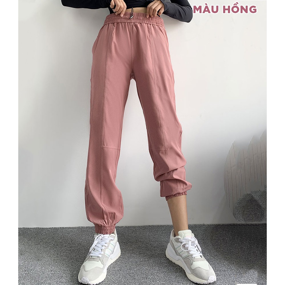 Quần jogger dáng trơn form rộng SIÊU THOẢI MÁI, chất thun mềm mịn, thoáng khí, phù hợp với mọi hoạt động thể thao