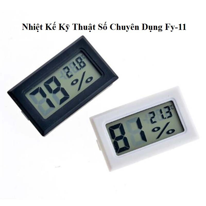 Nhiệt ẩm kế điện tử LCD đo nhiệt độ độ ẩm trong phòng