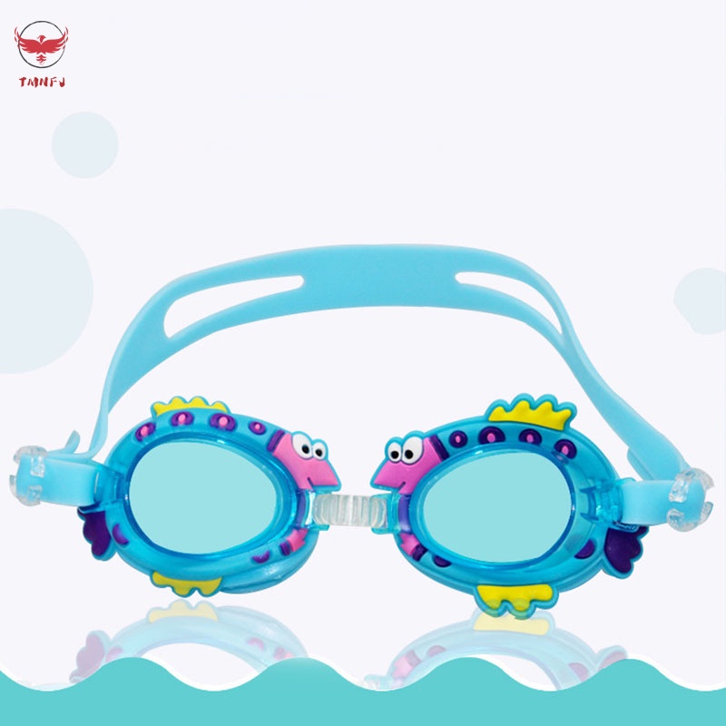 Kính Bơi Tròng Hình Cá Hoạt Hình Dễ Thương Chống Tia UV Chống Nước Cho Bé