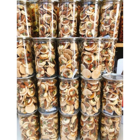 [350gram] Bánh Đồng Tiền Mix 4 hạt thơm ngon, đầy dinh dưỡng - đồ ăn vặt
