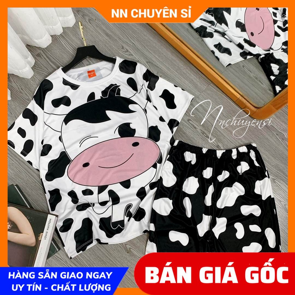 Set bộ bò sữa cho bé 5kg đến 35kg ⭐ Đồ bộ cho bé trai bé gái mặc nhà ⭐ Đồ bộ bò sữa vải thun mềm DBRBD SIZE 4 ĐẾN SIZE S