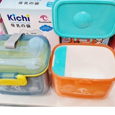 Hộp Đựng Sữa Bột KICHI Kèm Thìa Gạt Tiện Dụng Cho Bé Khi Đi HọC , Chơi, Du Lịch, Chống Thấm Nước