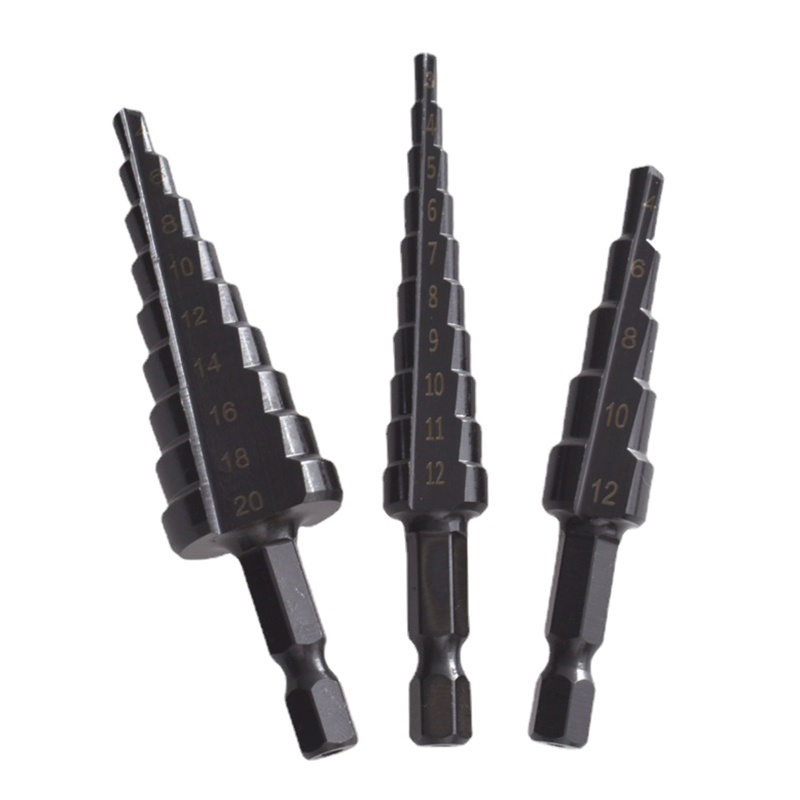 Mũi Khoan Bước Thẳng Rãnh Lục Giác Bằng Titan