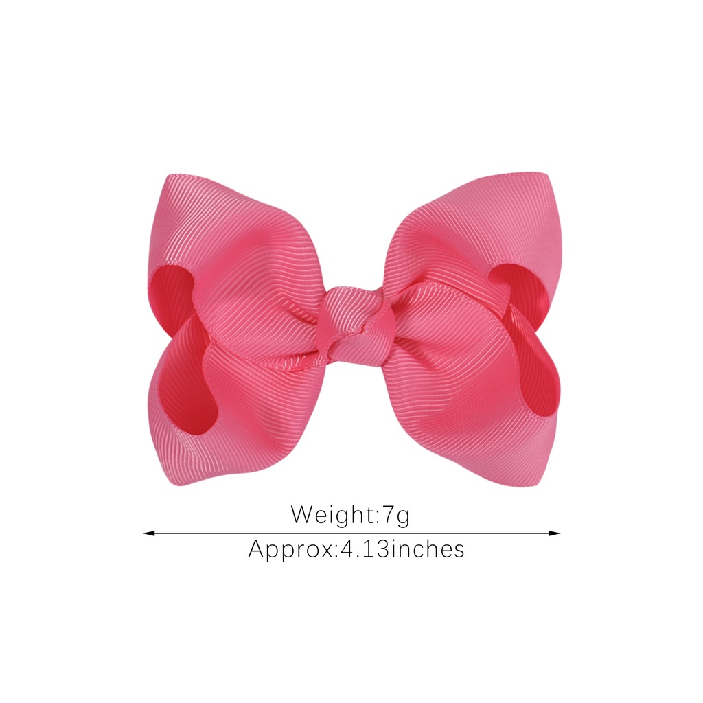 Set 10 kẹp tóc KIDSBOWS 4&quot; kiểu nơ ruy băng thời trang dành cho bé gái