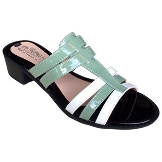Dép quai ngang nữ đế vuông cao 4cm th_qnn0238
