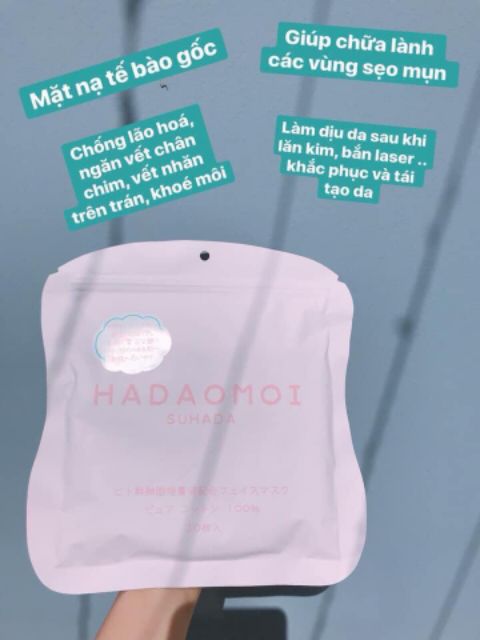 MẶT NẠ TẾ BÀO GỐC #HADAOMOI - Nhật Bản túi 30 miếng