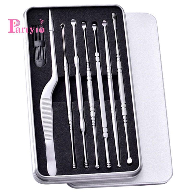 Set 7 Dụng Cụ Lấy Ráy Tai Bằng Thép Không Gỉ