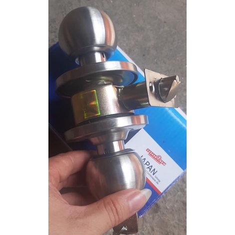 ổ khoá tay nắm tròn NIKKEI inox