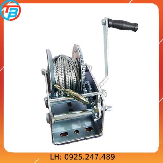 Tời quay tay 1200 - 550 kg CÁP THÉP Thái Bình Vina